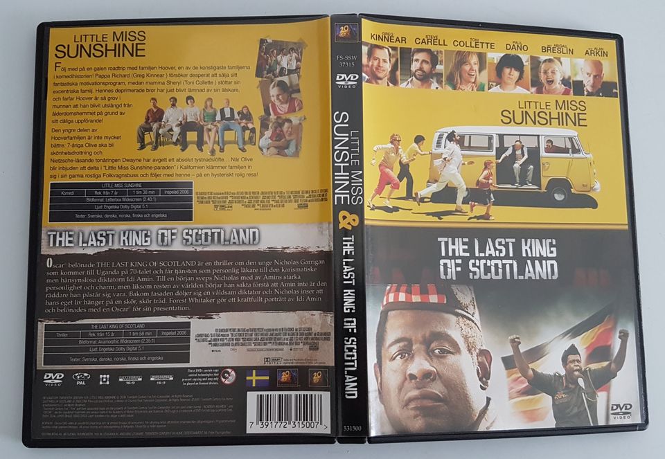 Little Miss Sunshine / Last King Of Scotland (2xDVD)