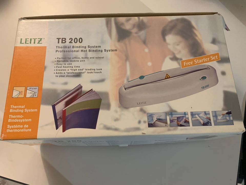 Leitz TB 200 lämpösidontakone