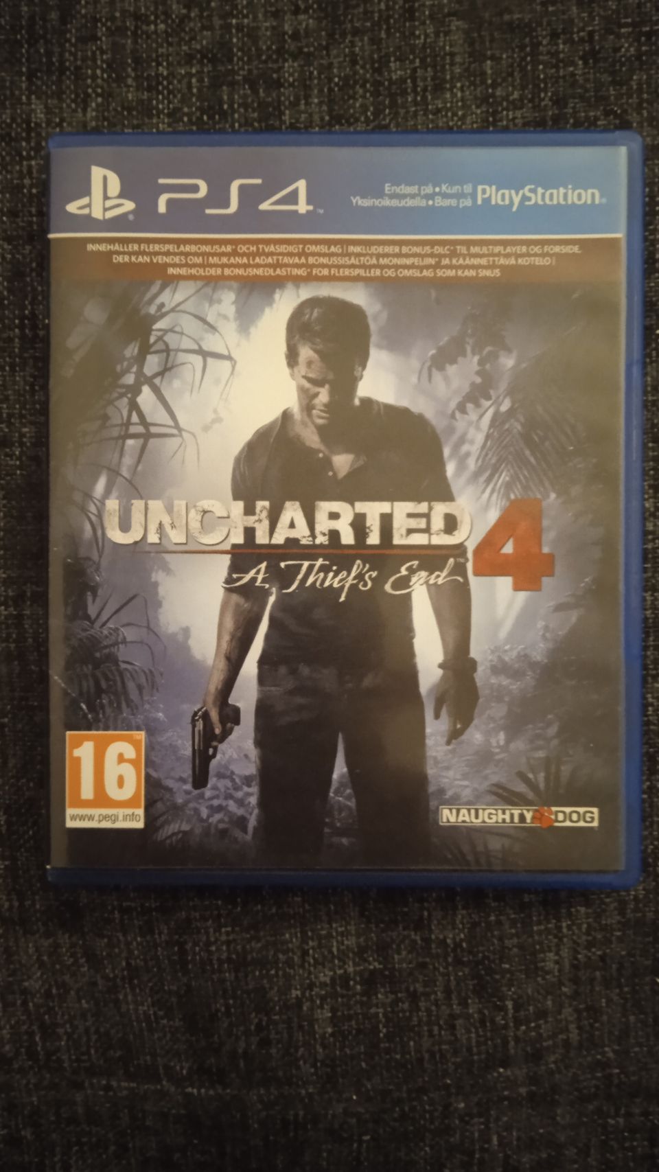 Uncharted 4 PS 4 peli