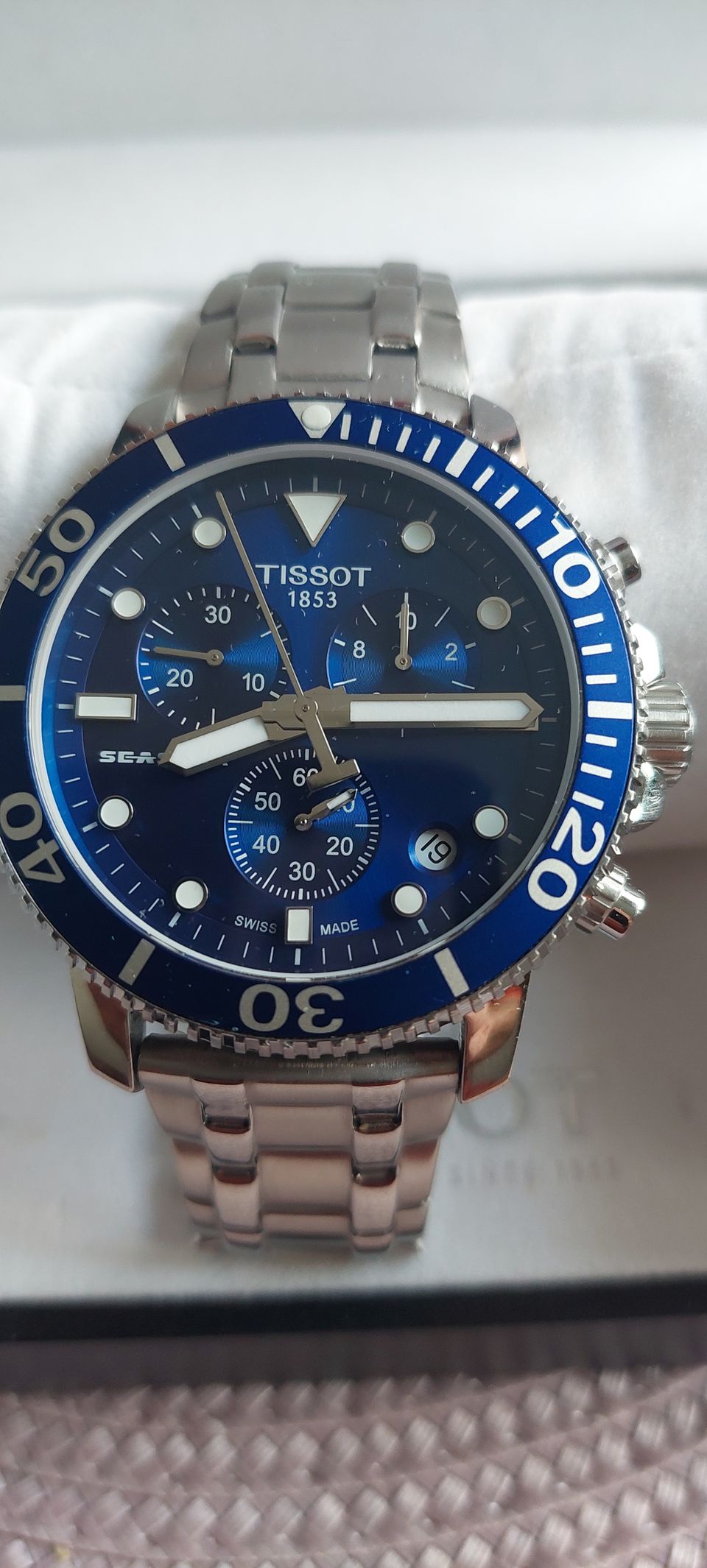 Miesten rannekello TISSOT SEASTAR 1000 CHRONOGRAPH