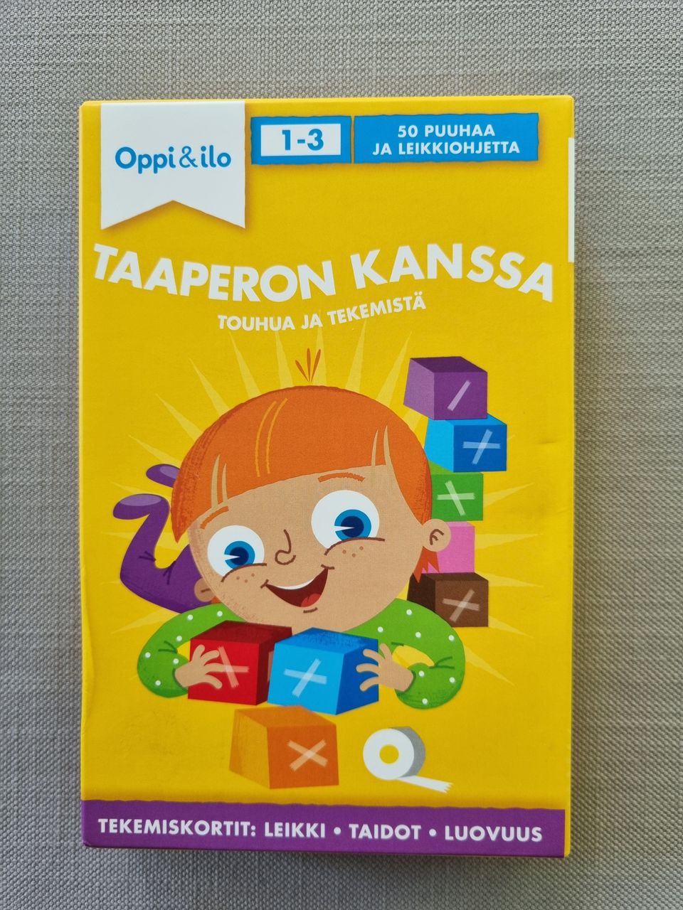 UUSI Oppi ja ilo: Taaperon kanssa -puuhakortit