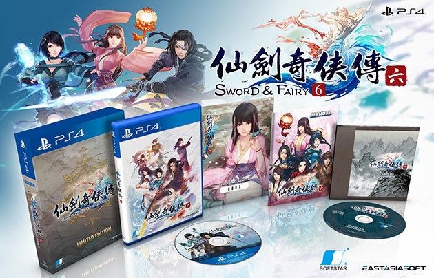 Sword & Fairy 6 Limited Edition (PS4) *uusi*