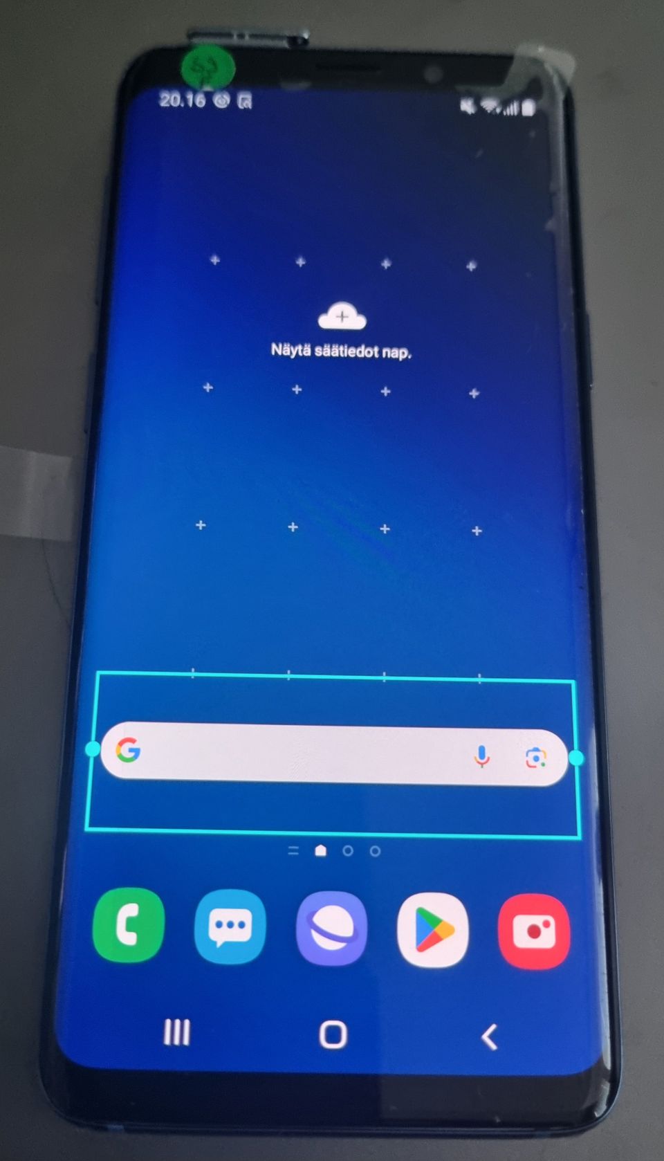 Samsung Galaxy S9 64 Gb tumman sininen