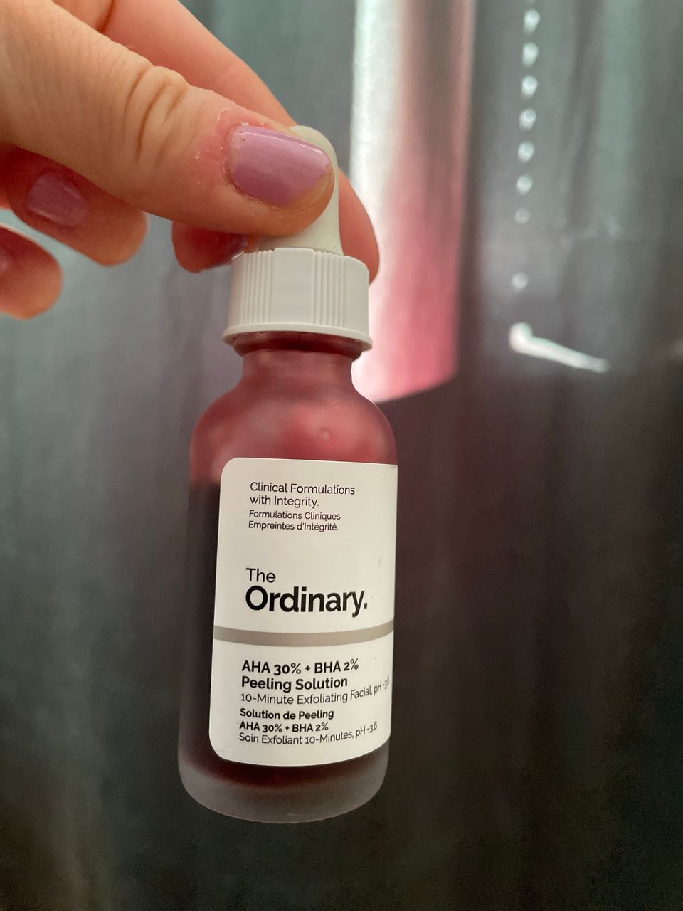 Ordinary AHA/BHA peeling solution