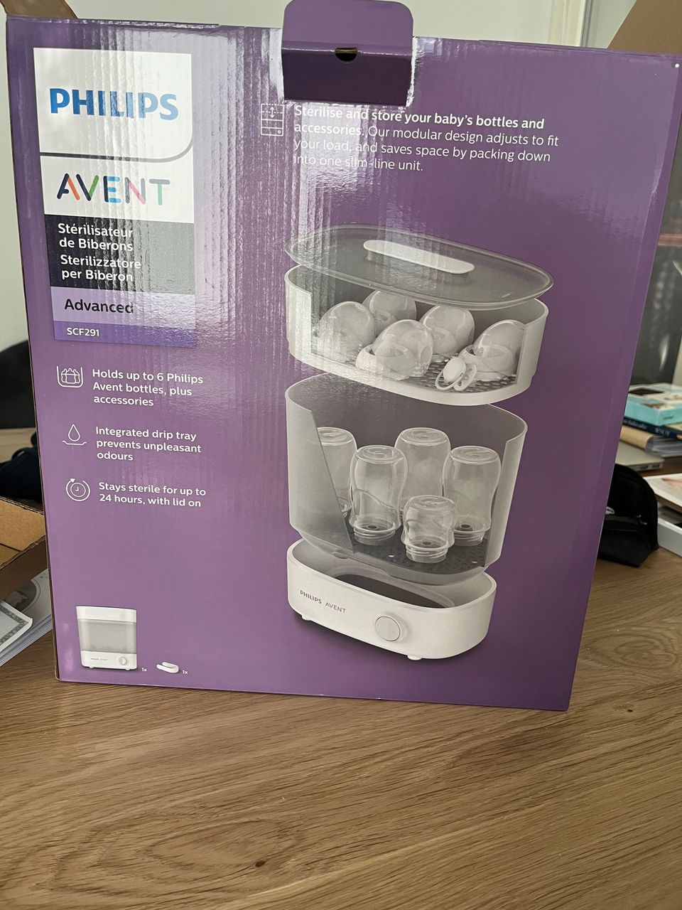 Philips Avent tuttipullojen sterilisointilaite