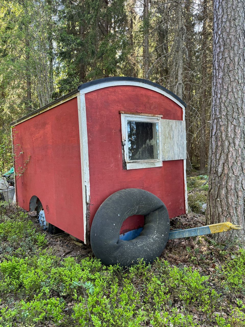 Traktori vetoinen vaunu