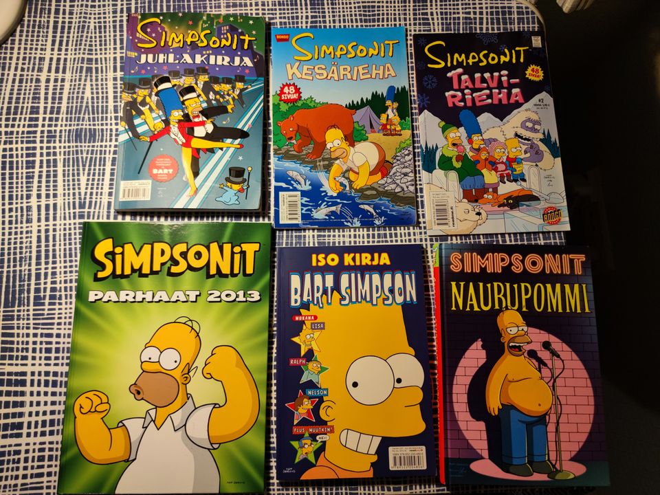 Simpsonit sarjakuvat yht. 5€