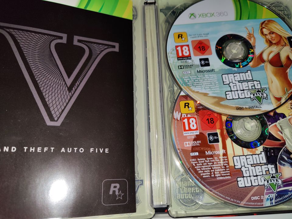 GTA V Steelbook (Xbox 360)