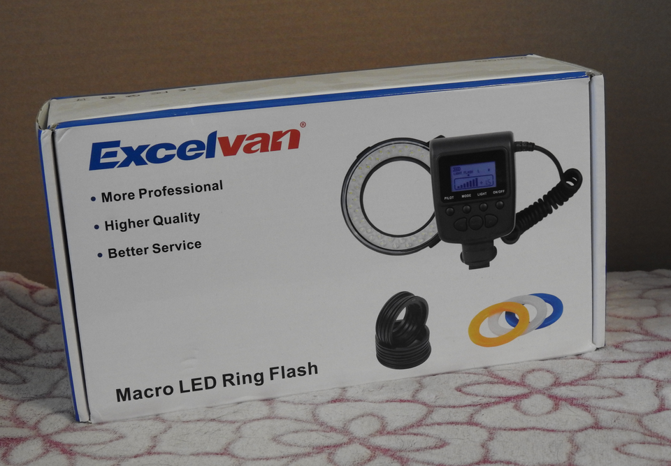 Excelvan RF550 macro LEF ring flash