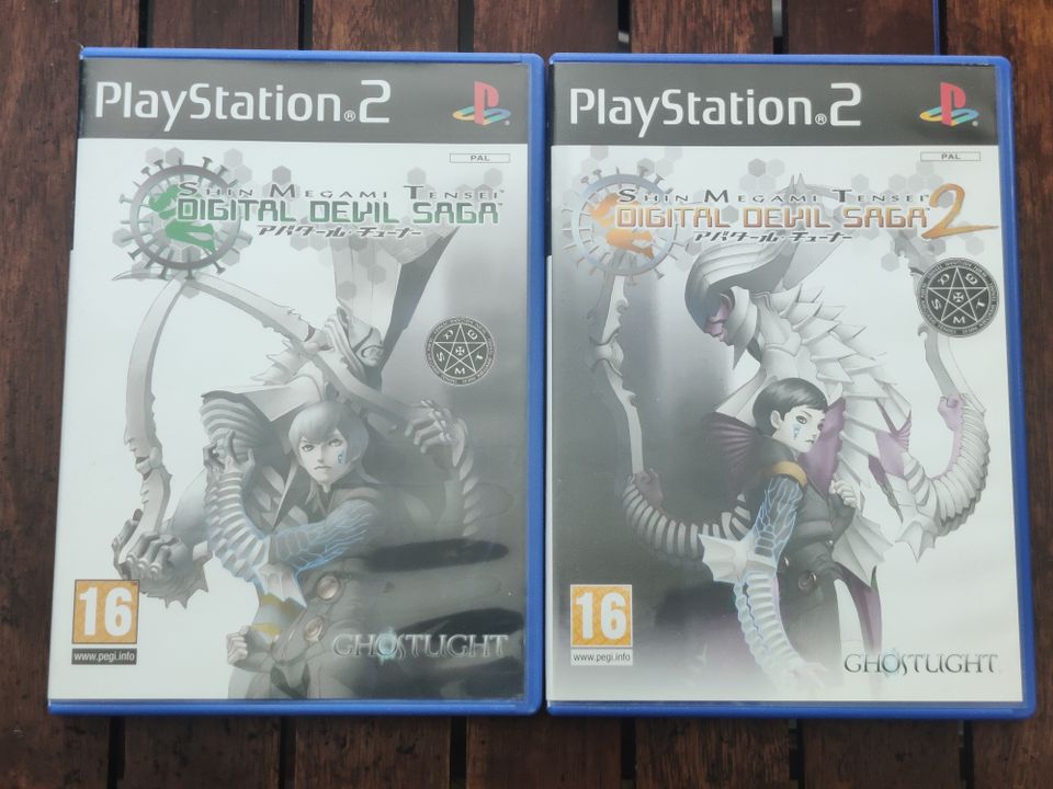 PS2 Shin Megami Tensei: Digital Devil Saga 1 & 2 PAL