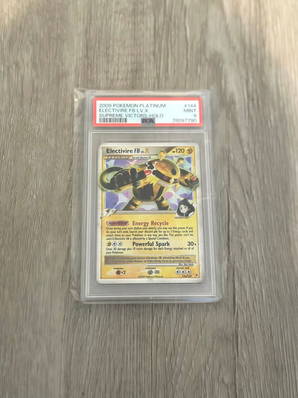 Electivire FB LV. X #144 Pokemon Supreme Victors PSA 9