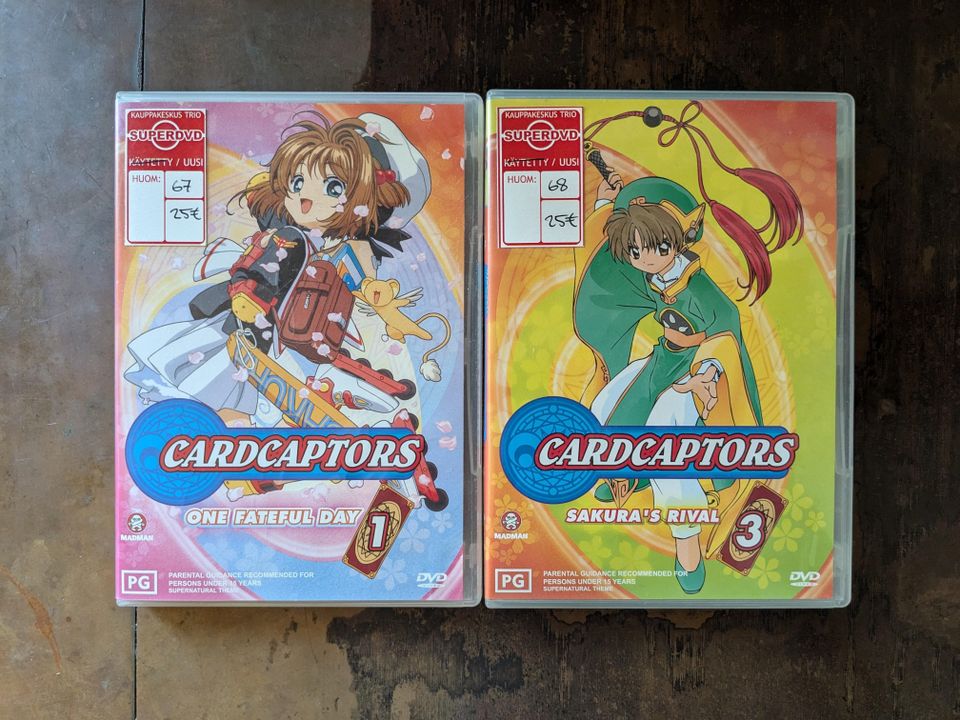 'Cardcaptors Vol.1+3' Anime DVDs