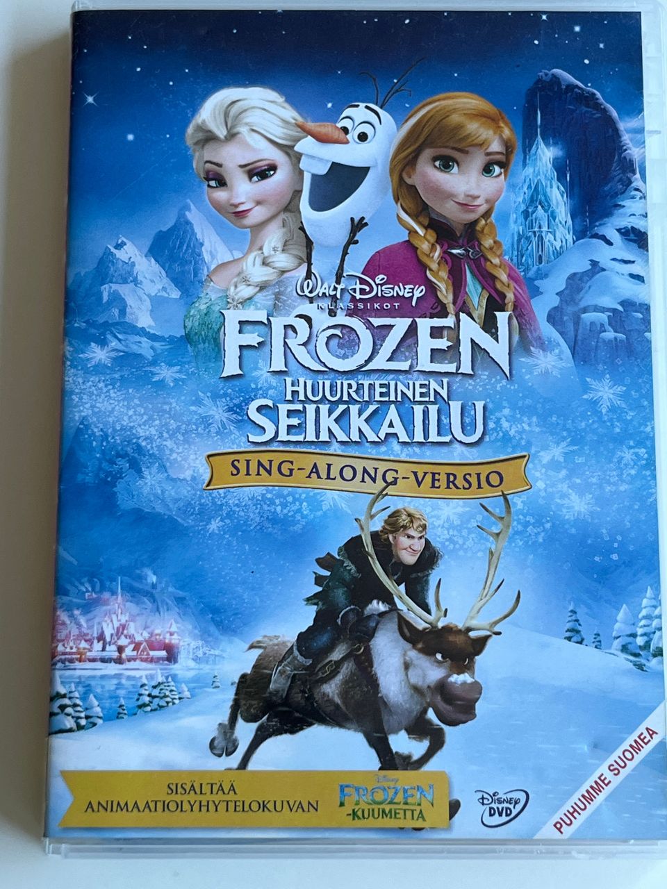 Walt Disney Frozen sing-along-versio Huurteinen seikkailu.