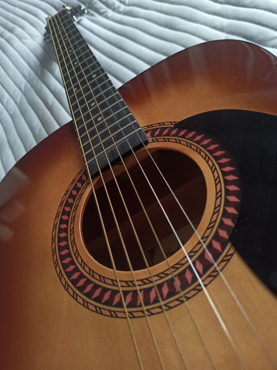 Acoustic guitar with metal strings HW220SB Hohner + guitar case