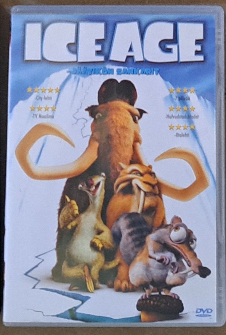 Ice age jäätikön sankarit dvd