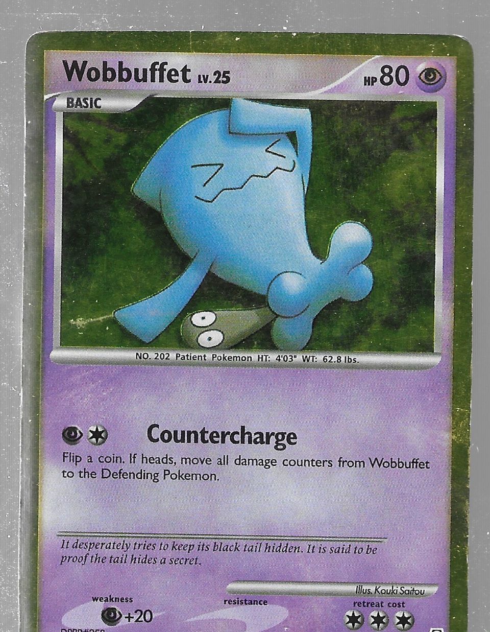 Pokemon Card  Wobbuffet Diamond & Pearl 2007 Reverse Holo 41/130