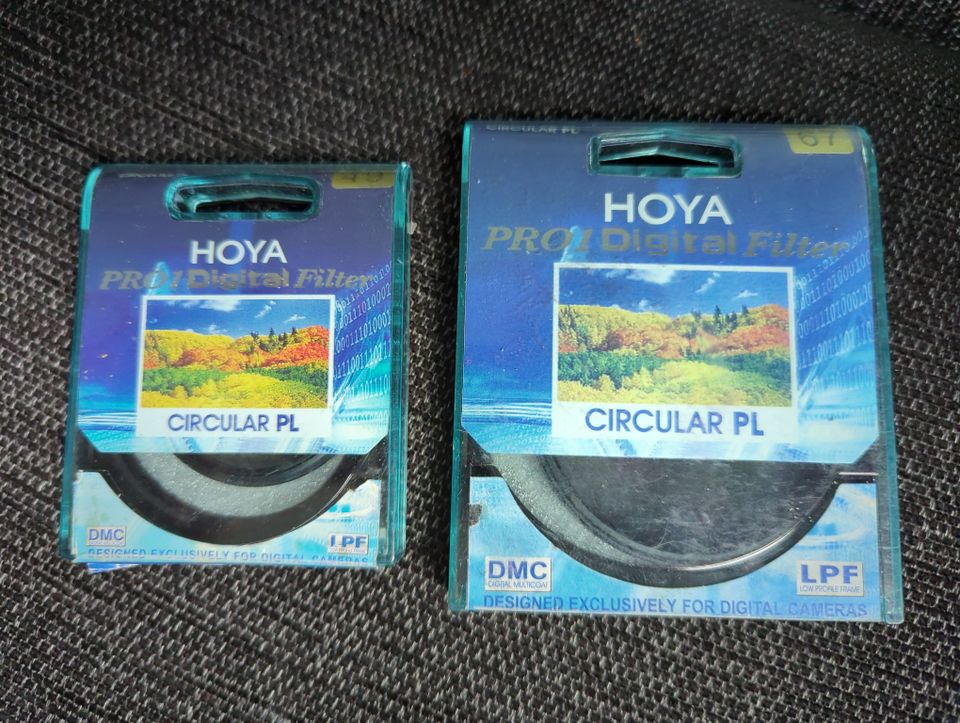Hoya Pro1 digital filter 49mm ja 67mm