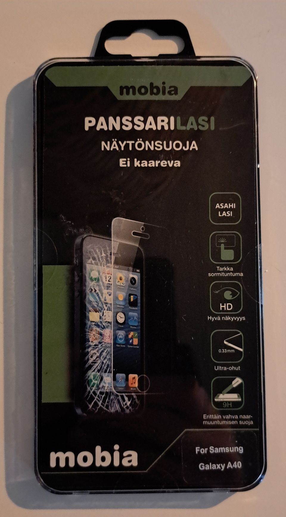 Panssarilasi Samsung Galaxy A40