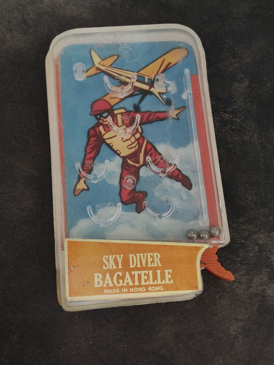 Sky Diver Bagatelle kuulapeli (vintage)