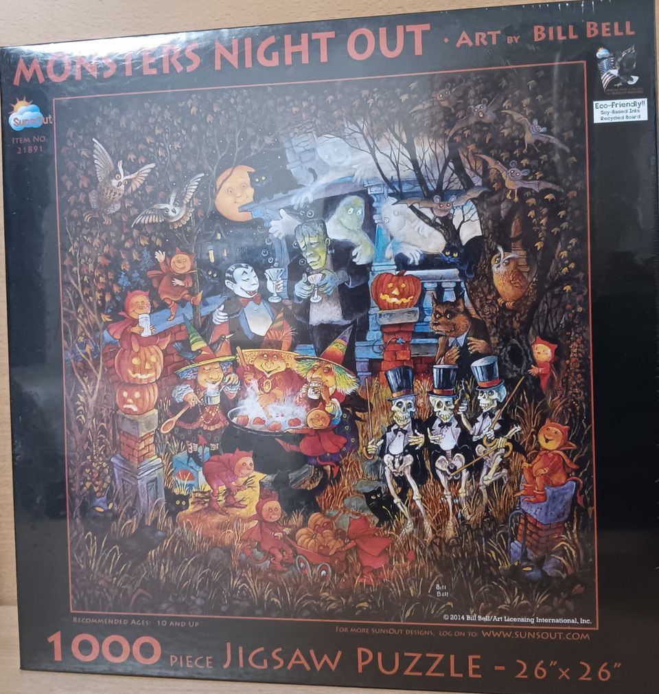 Sunsout, Monsters night out, 1000 palan palapeli