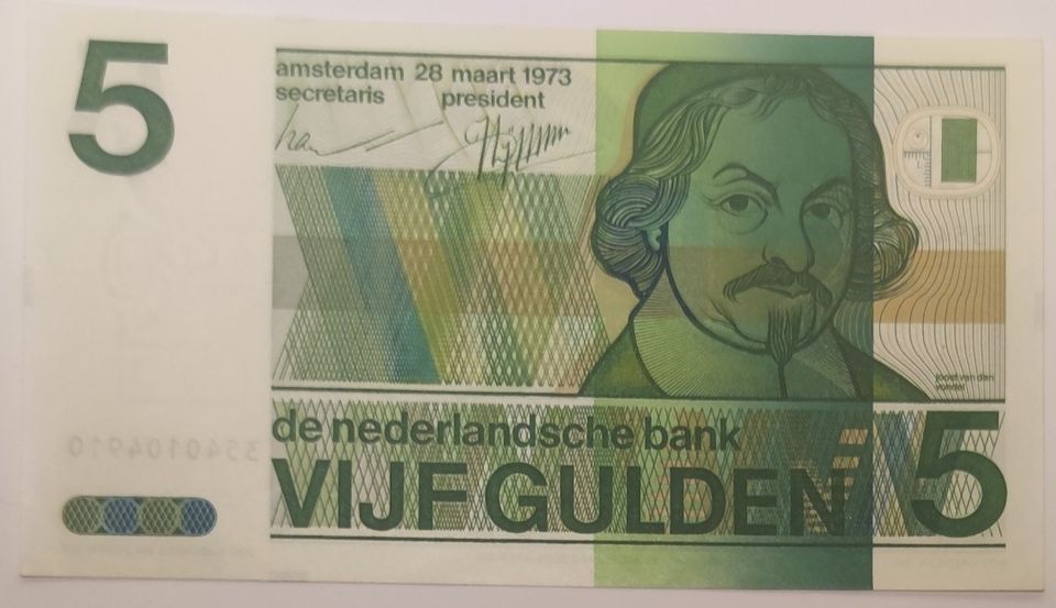 5 gulden alankomaat 1973