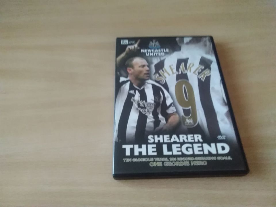 Newcastle United Alan Shearer the legend dvd