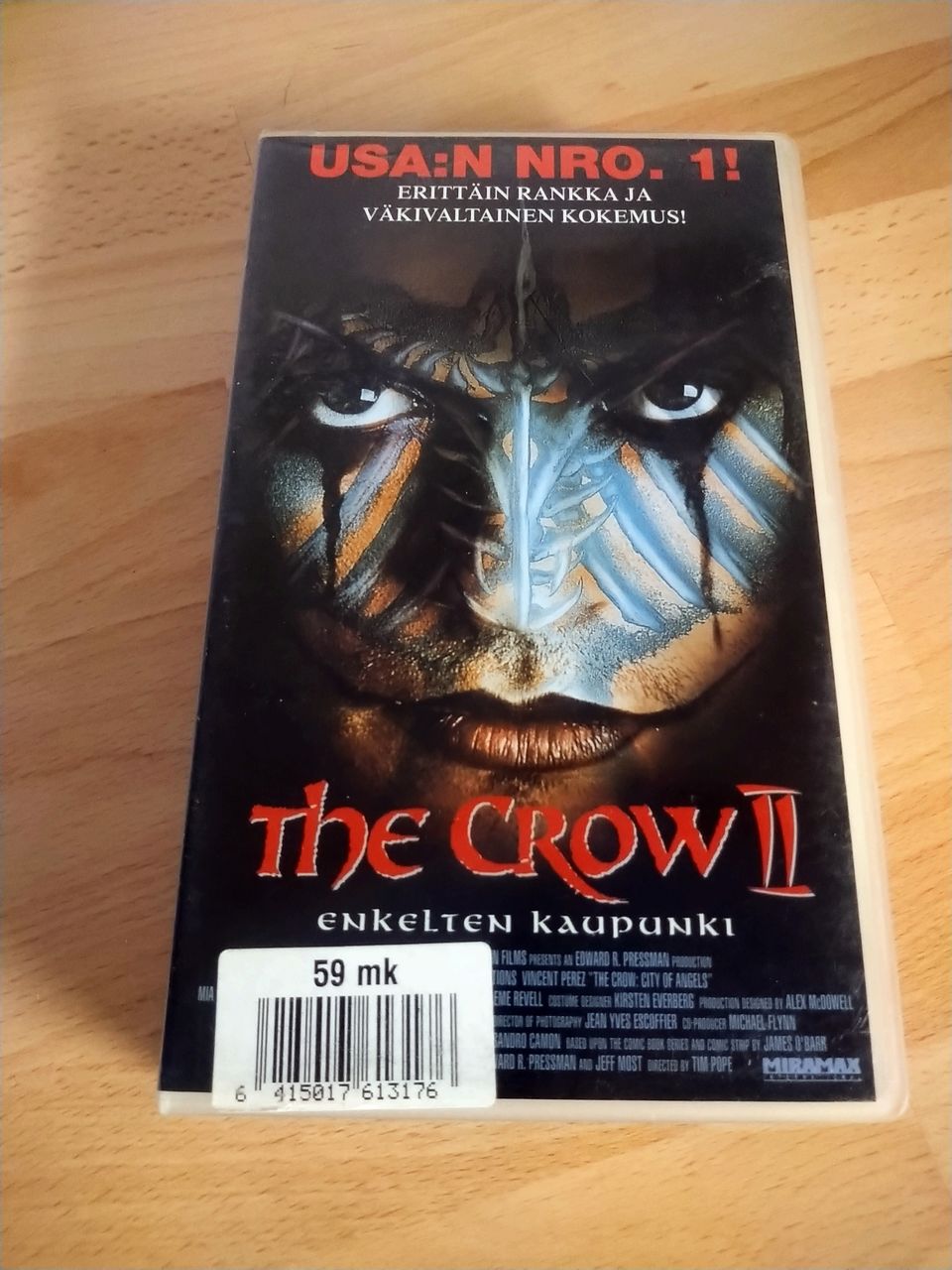 The crow 2 VHS