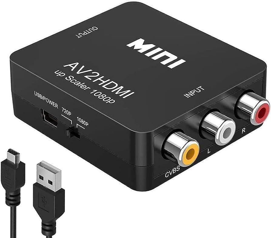 RCA – HDMI MUUNNIN, 1080P, MUSTA