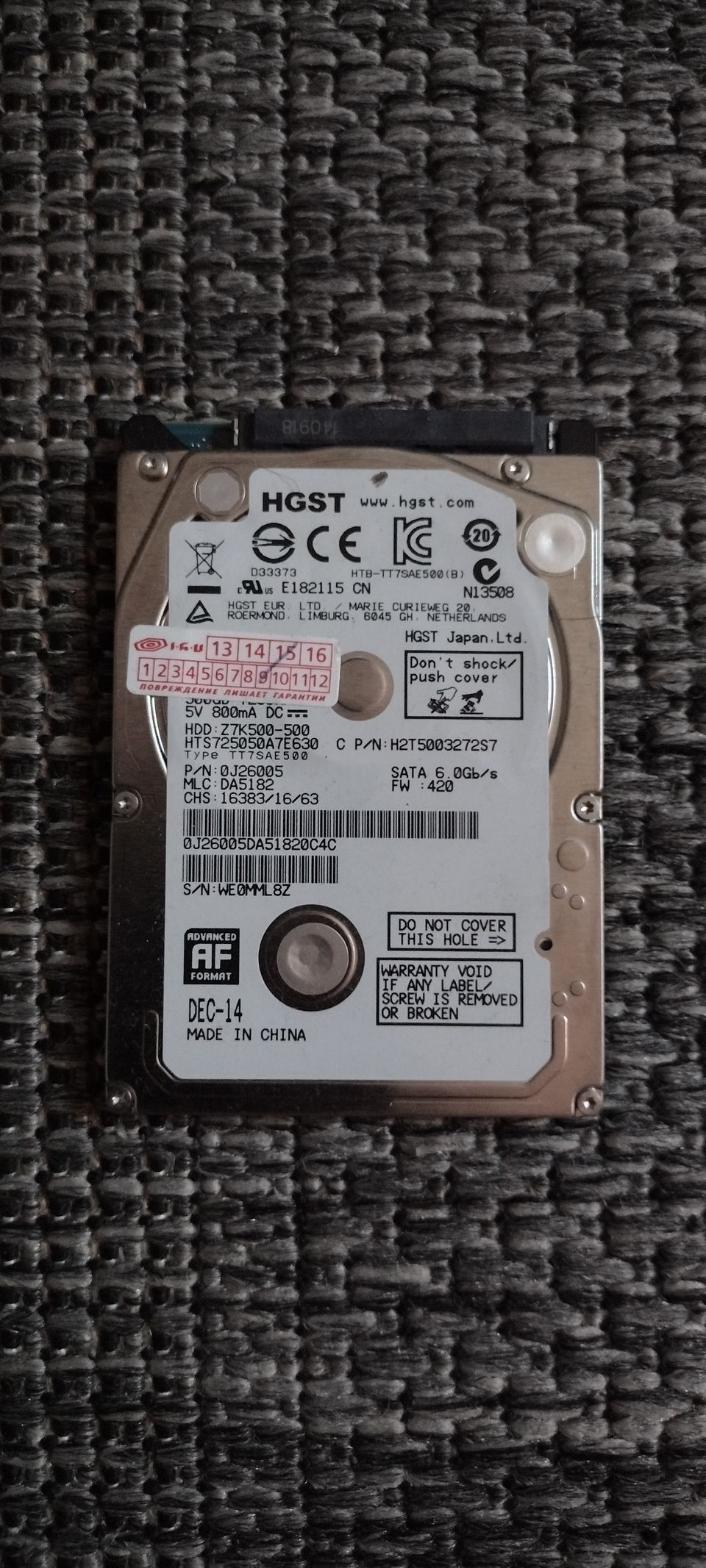 HDD 2.5" Sata III