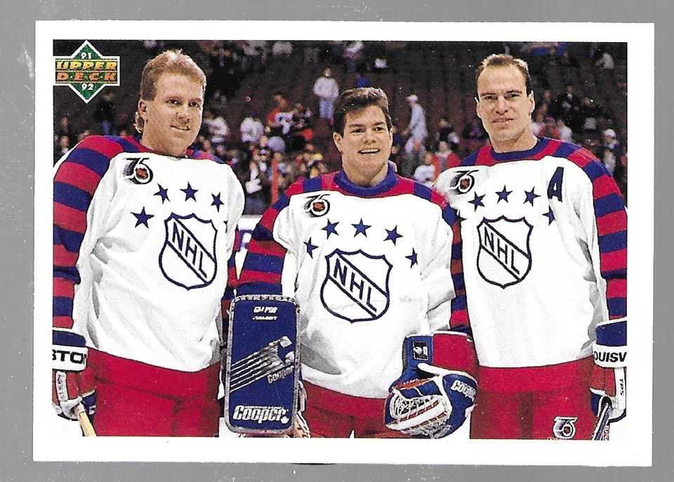 1991-92 Upper Deck -  - All-Star - Mark Messier / Mike Richter / Brian Leetch