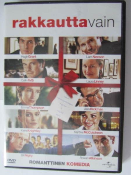 Rakkautta vain, Hugh Grant ja Liam Neeson. DVD