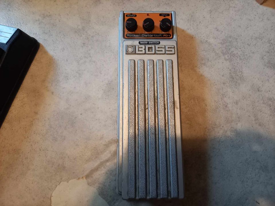 Boss PD-1 Rocker Distortion 1980s - White/Orange