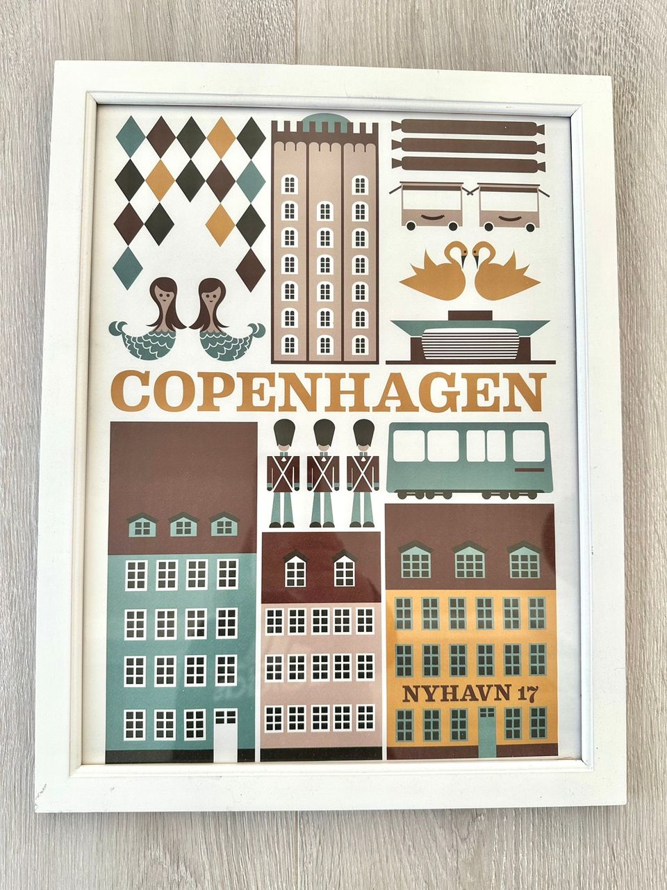 Ferm Living Copenhagen sisustusjuliste 30x40 cm
