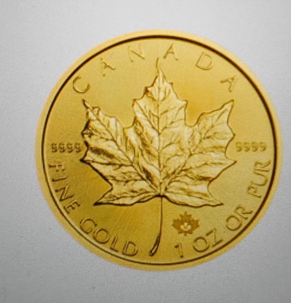 Maple Leaf -kultakolikko 1 oz