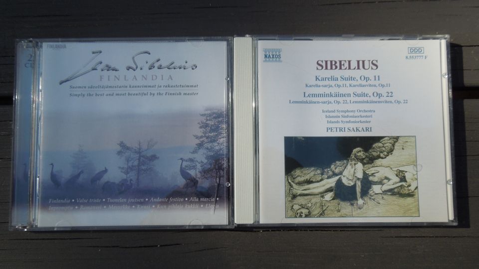 CD levyt  klassinen musiikki. Sibelius.