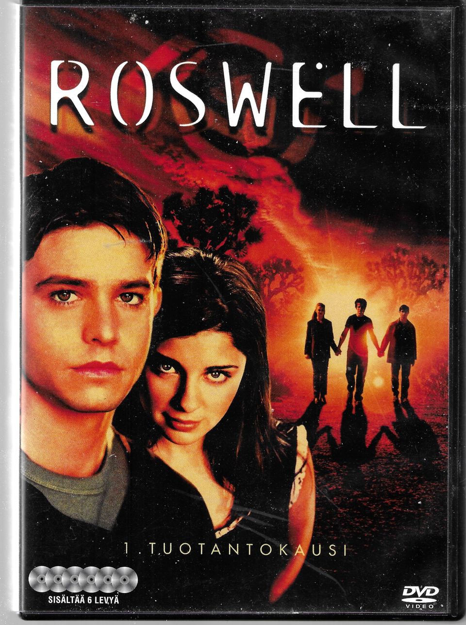 Roswell 1 tuotantokausi 15H 18 min siisti 6 levyn Boxi 2006.