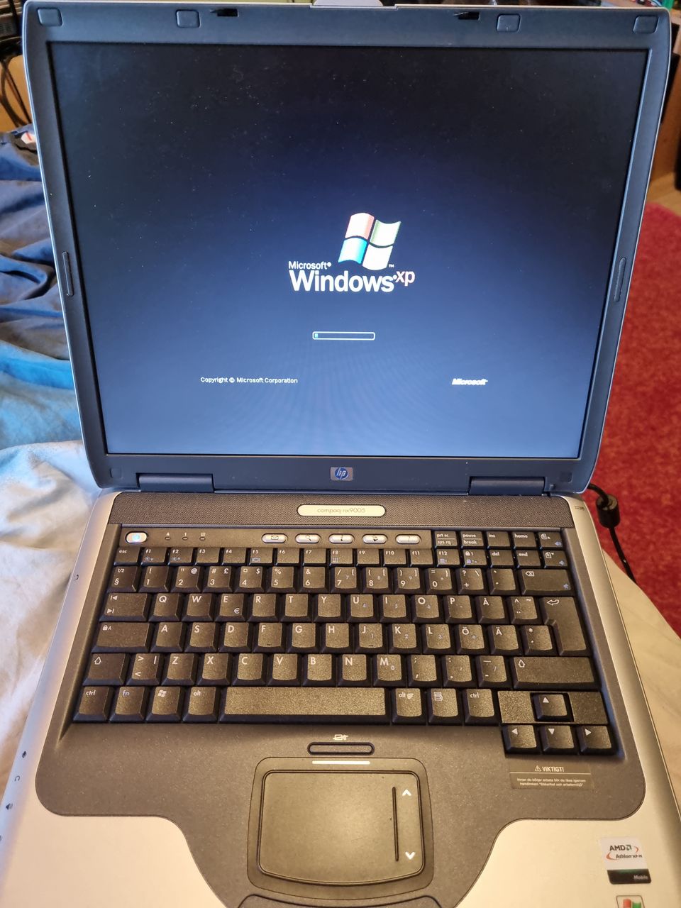 Hp compaq nx9005