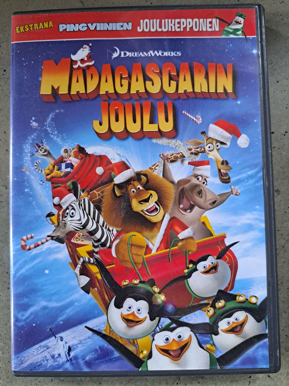 Madagascarin joulu dvd