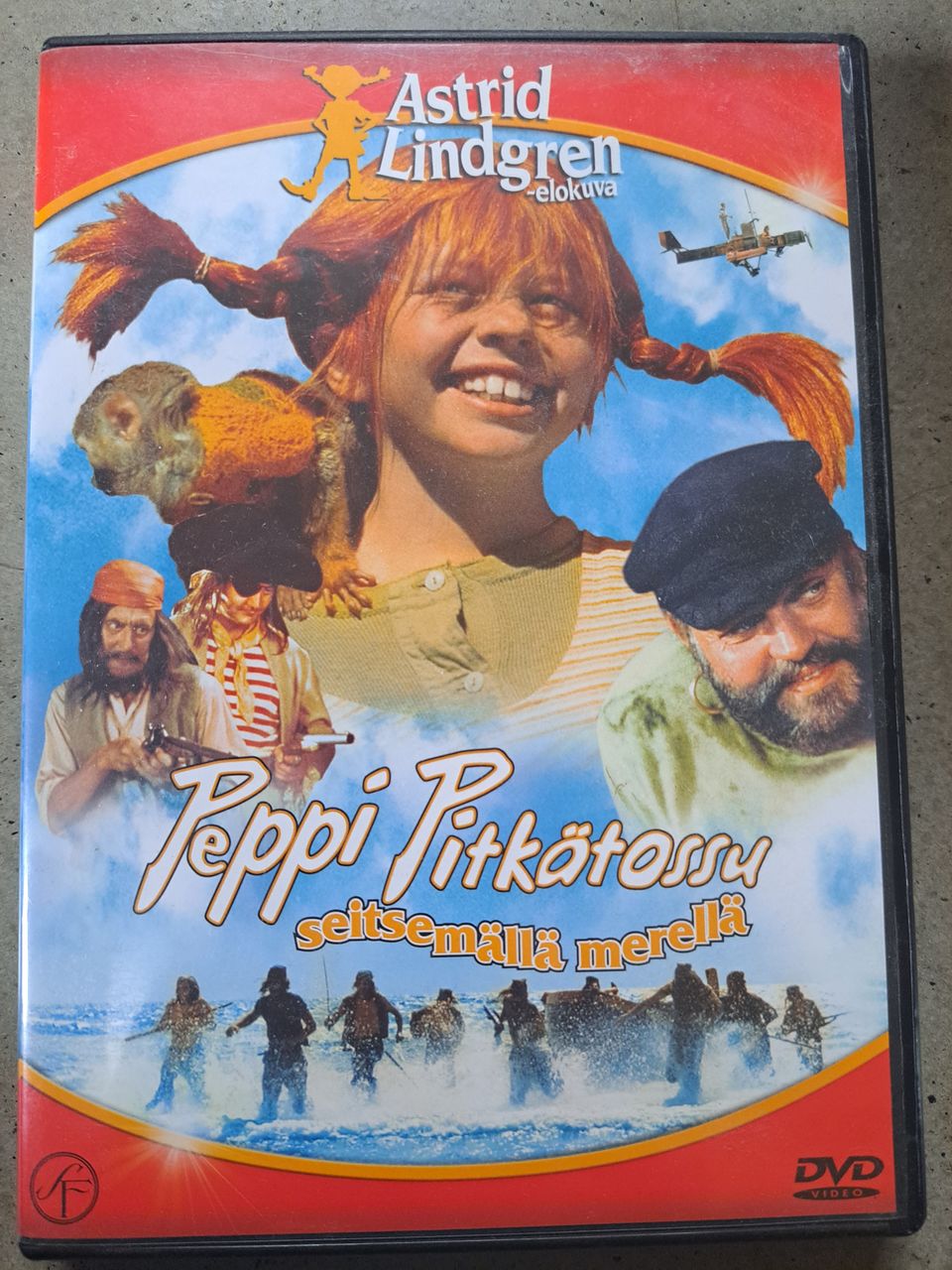 Peppi pitkätossu seitsemällä merellä dvd