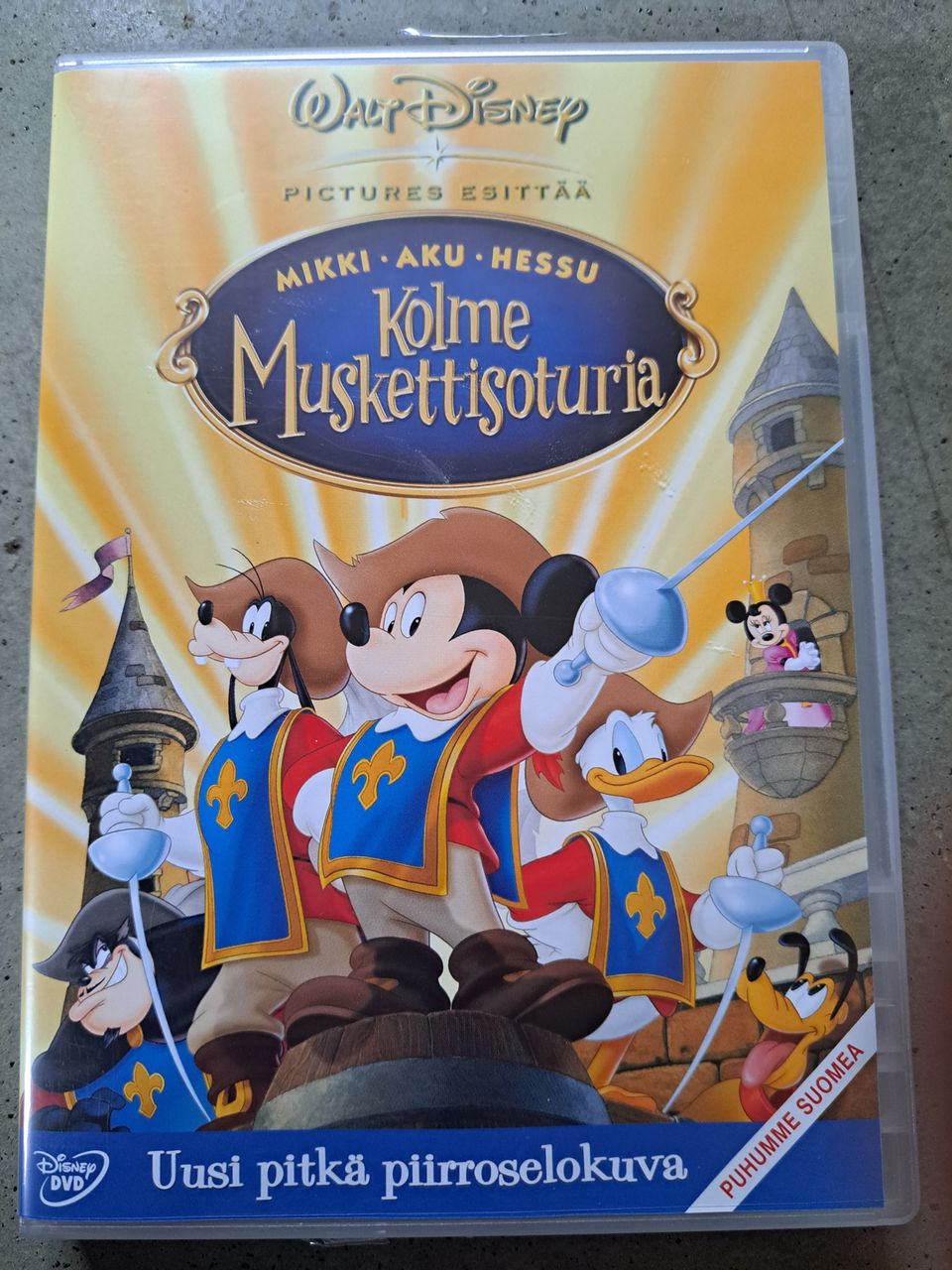 Kolme muskettisoturia dvd