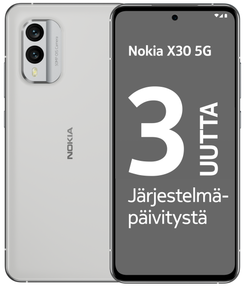 Nokia X30 6/128 Gt 5G Valkoinen