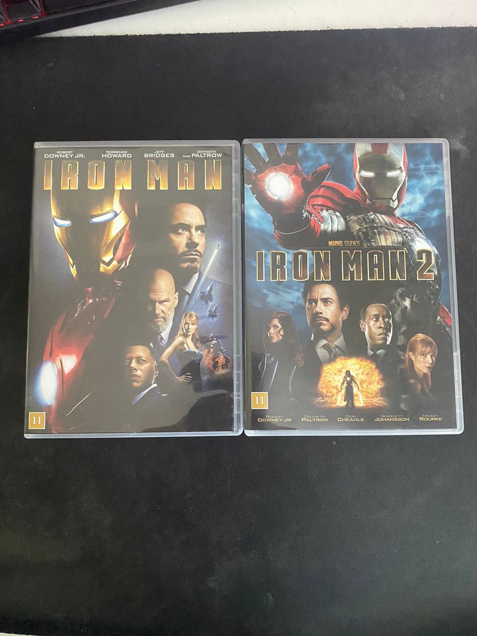 Iron Man 1 ja 2 DVD Elokuvat