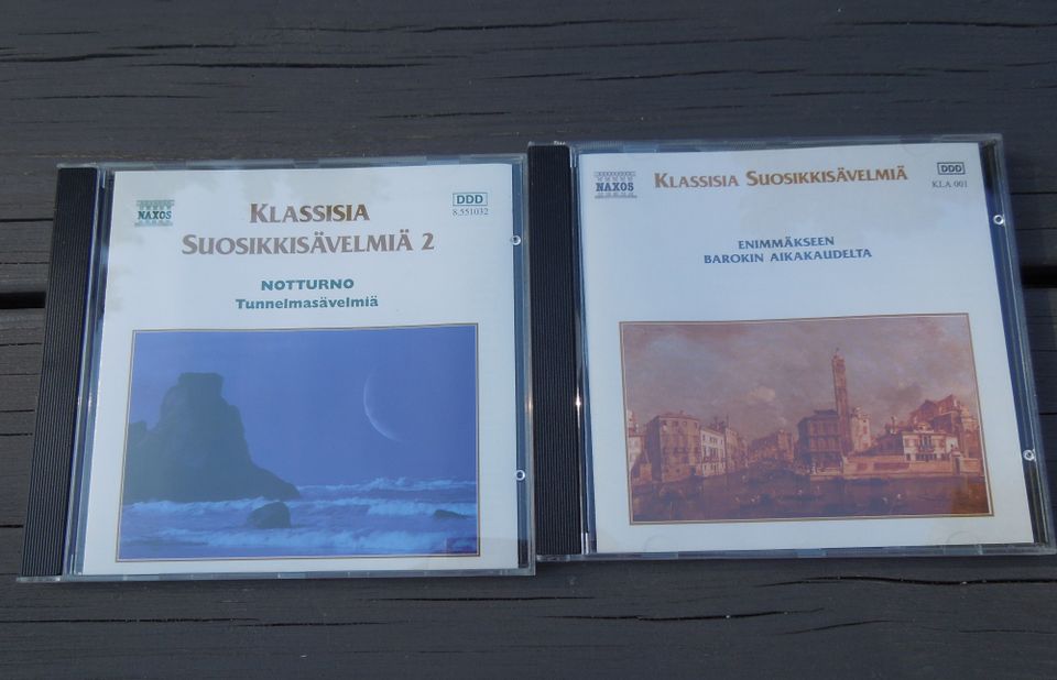 CD levyt, klassinen musiikki. Hinta - 4e kpl.