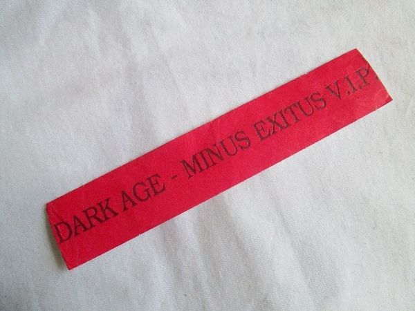 Dark Age Minus Exitus VIP bracelet, metal, rock