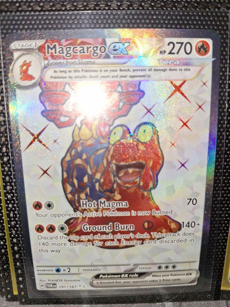 Pokemon Magcargo EX 191/167