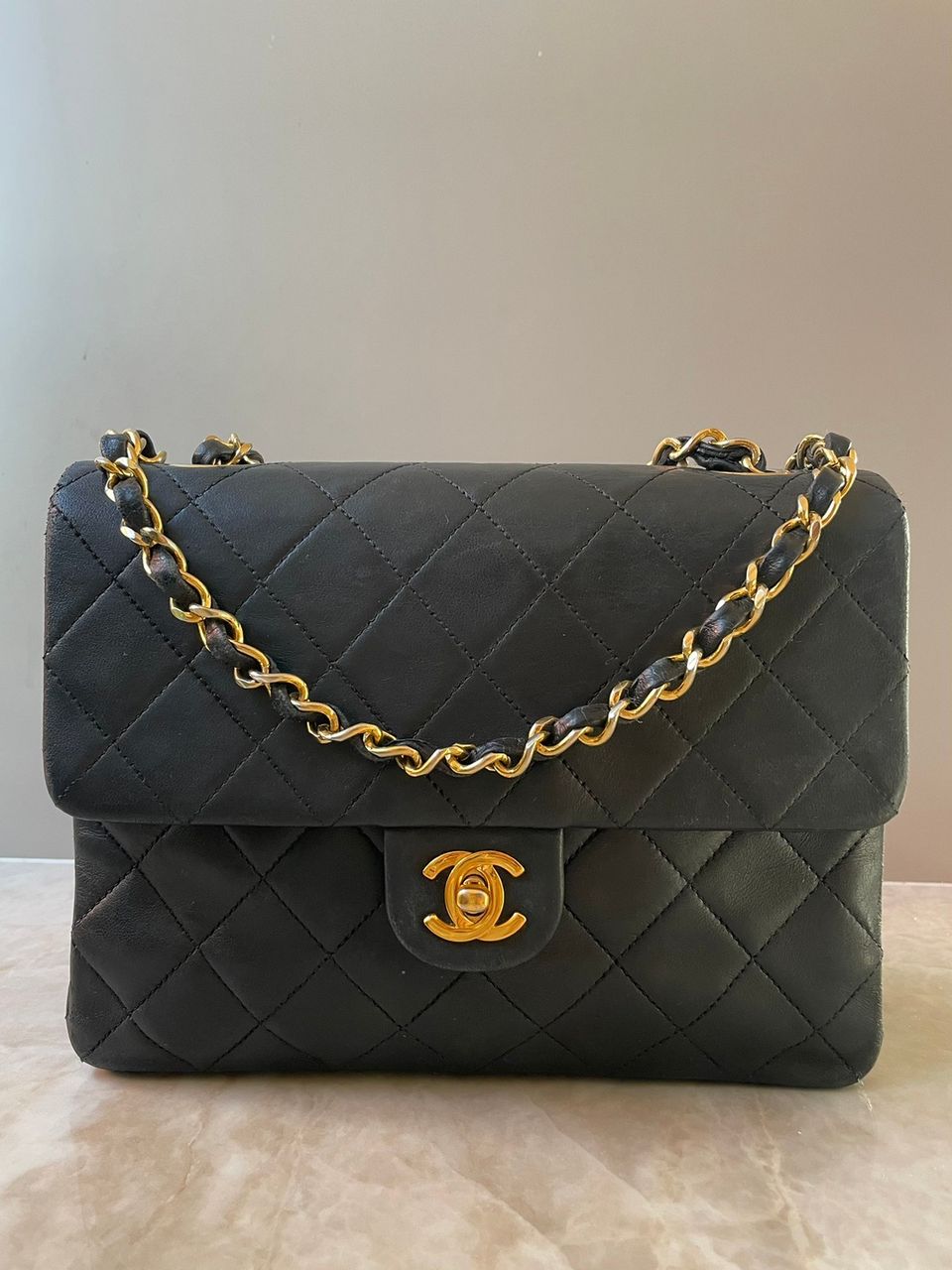 Chanel mid flap bag