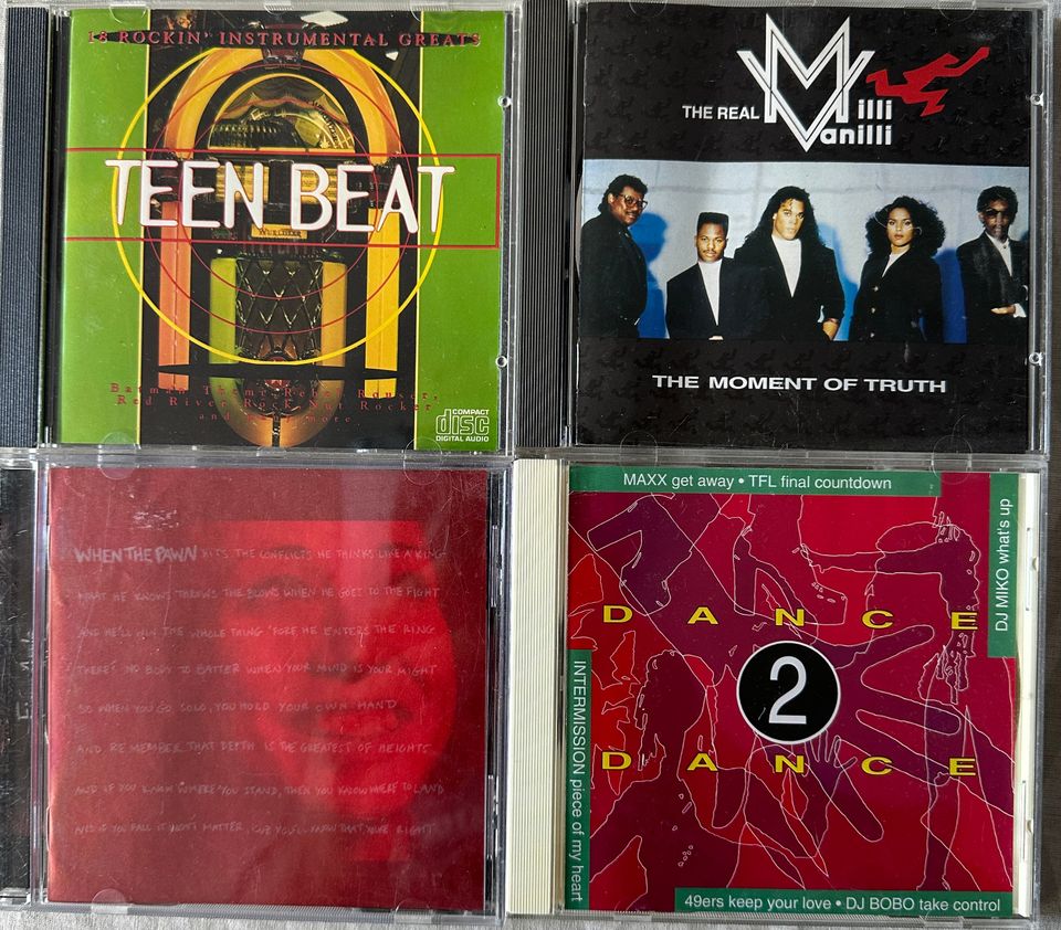 Fiona Apple, Teen Beat, Milli Vanilli & Dance 2 Dance CD't