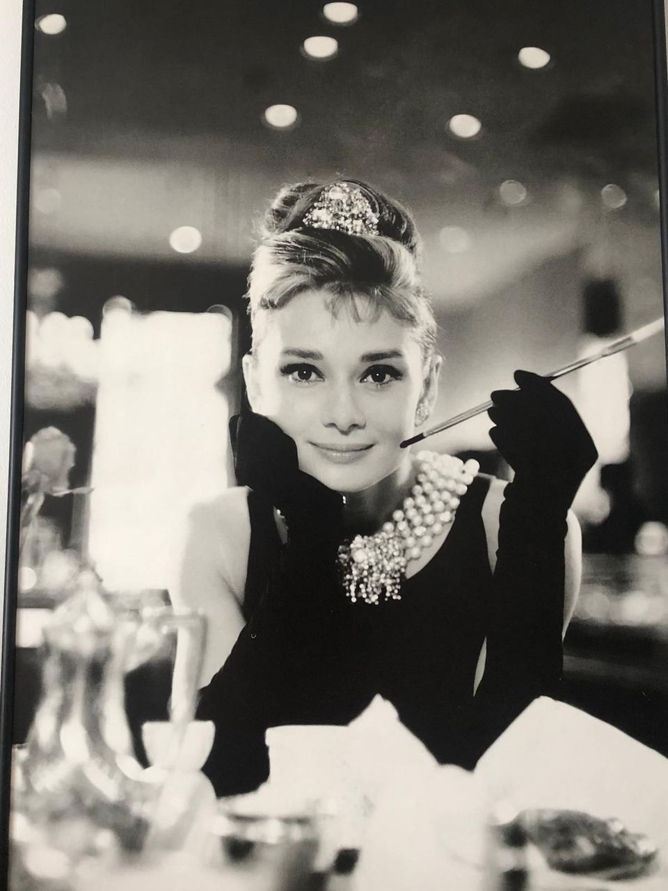 Taulu Audrey Hepburn Näyttelijä ja malli