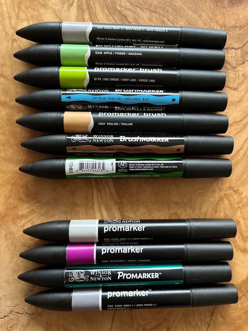 Winsor & newton  alcohol brush markers and pro markers