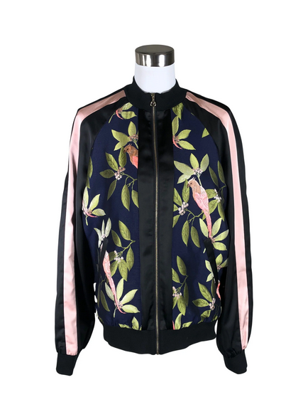 Guess Floral print bomber jacket koko S